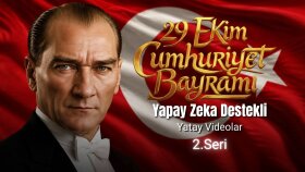29 Ekim Cumhuriyet Bayramı Yapay Zeka Yatay Video