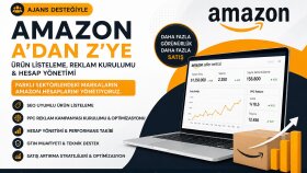 amazon hesabınızı a'dan z'ye profesyonelce yönetirim