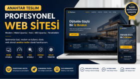 anahtar teslim profesyonel web sitesi ve kurulum yapabilirim