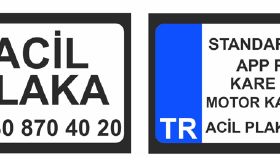 Acil Plaka - Kartvizit Tasarımı 