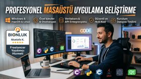işletmenize profesyonel masaüstü uygulaması geliştiririm