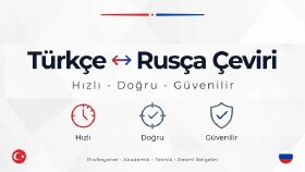 Türkçe Rusça profesyonel çeviri yaparım