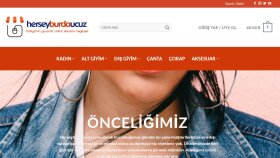Herseyburdaucuz e-ticaret çalışması