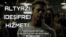 Altyazı & Deşifre hizmeti