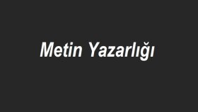 metin yazarlığı konusunda size içerik üretebilirim