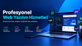 profesyonel web sitesi ve özel web yazılım geliştiriyorum
