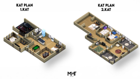 sizin için izometrik kat plan çalışması yapabilirim