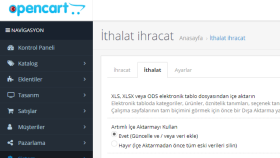 Opencart - Wordpress - StockMount ürün girişi için RK