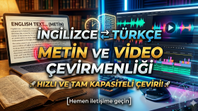 ingilizceyi hızlı akıcı ve doğal şekilde çeviririm