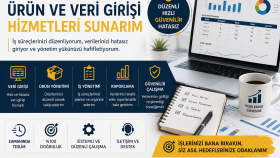 veri girişlerini dikkatle ve hatasız tamamlarım