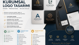 markanıza özgün kurumsal kimlik tasarlarım