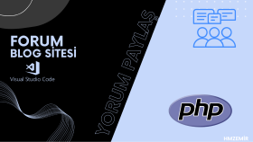 PHP ile Kodlanmış Dinamik Blog ve Forum Sitesi