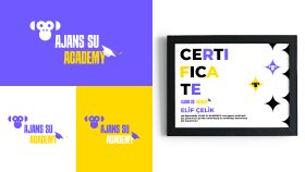 Ajans Su Academy Logo Tasarımı