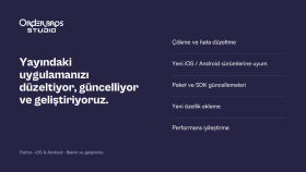 uygulamanızdaki hataları giderir ve yeni özellik eklerim