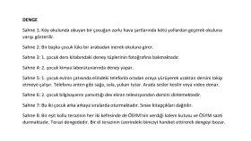 Kısa Film Senaryo Örneği