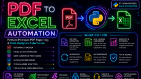 PDF'den Excel'e veri aktarımı ve analiz yaparım