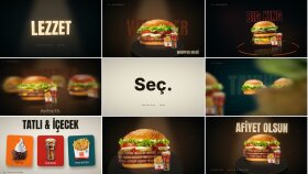 Burger King - Konsept Menü Reklamı (Motion Graphics)