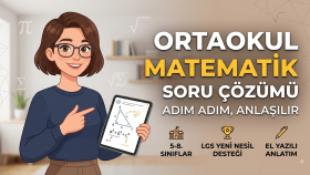 ortaokul matematik sorularını anlaşılır şekilde çözerim