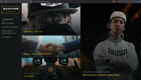 Santos Tattoo - Portföy Web Sitesi