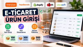 e-ticaret ürünlerinizi mağazanıza ekliyorum