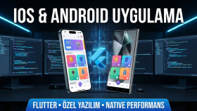 Flutter ile özel iOS ve Android mobil uygulama geliştiririm
