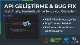 Spring Boot ile ölçeklenebilir backend API'leri geliştiririm