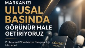 ulusal basında haber çalışmaları ve PR hizmeti veriyorum