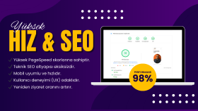 yüksek hızlı ve yüksek seo puanlı blog sitesi hazırlarım