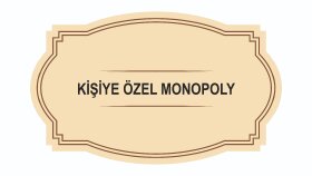 Kişiye Özel Monopoly