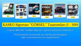dikkat çekici kasko sigortası tasarımları yapabilirim