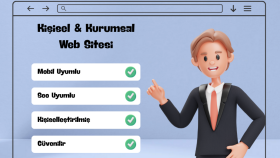 sizin için mobil uyumlu, hızlı web sitesi geliştiriyorum