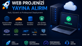web sitenizi yayına alırım