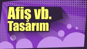 dijital afiş, baskıya hazır afiş vb. hazırlayabilirim