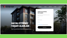 Vizyon Yapı Mütahitlik Web Sitesi