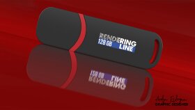Rendering 128 GB Line - 3D Modelleme