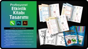 çocuklar için etkinlik kitapları tasarlayabilirim