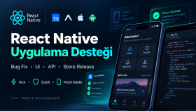 React Native uygulamanızı geliştirir ve hataları çözerim