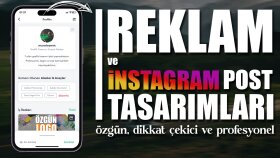 reklam tasarımları, Instagram post görselleri hazırlarım