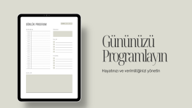 Günlük, haftalık, aylık planlayıcı