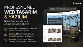 modern, hızlı ve premium web tasarımı yapıyorum