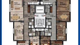 MİMARİ PLAN BOYAMA