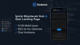 her şeyi içeren responsive tek sayfalı web sitesi yaparım