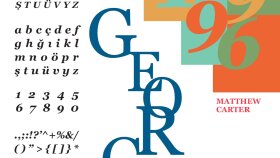Georgia Font Afişi Tasarımı