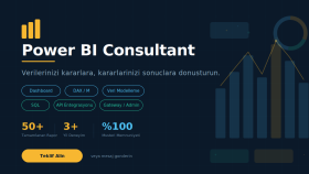 Excel raporlarını Power BI dashboard'larına dönüştürüyorum