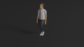 lowpoly tarzda karakter modelleyebilirim