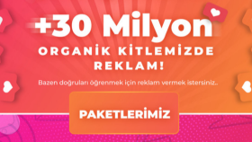 30 milyon organik kitlemiz