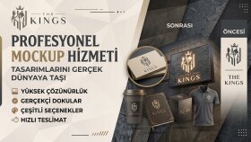 logonuza veya tasarımlarınıza mockup yapabilirim