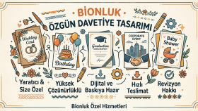 Yaratıcı ve Unutulmaz Özel Günler İçin Özgün Davetiye Tasarı