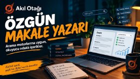özgün makale yazıyorum