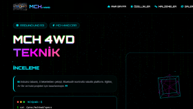MCH 4WD robotik Tanıtım Sitesi 